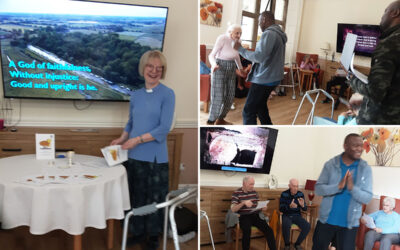 Church services at The Old Downs Residential Care Home