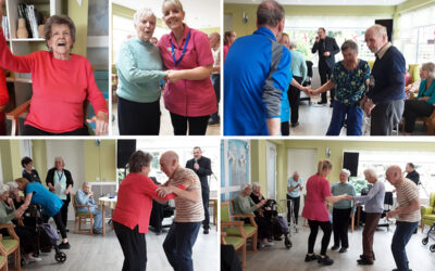 The Old Downs Residential Care Home residents hit the dance floor
