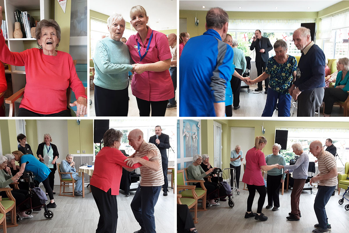 The Old Downs Residential Care Home residents hit the dance floor