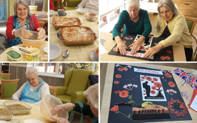 Baking and D-Day celebrations at The Old Downs Residential Care Home