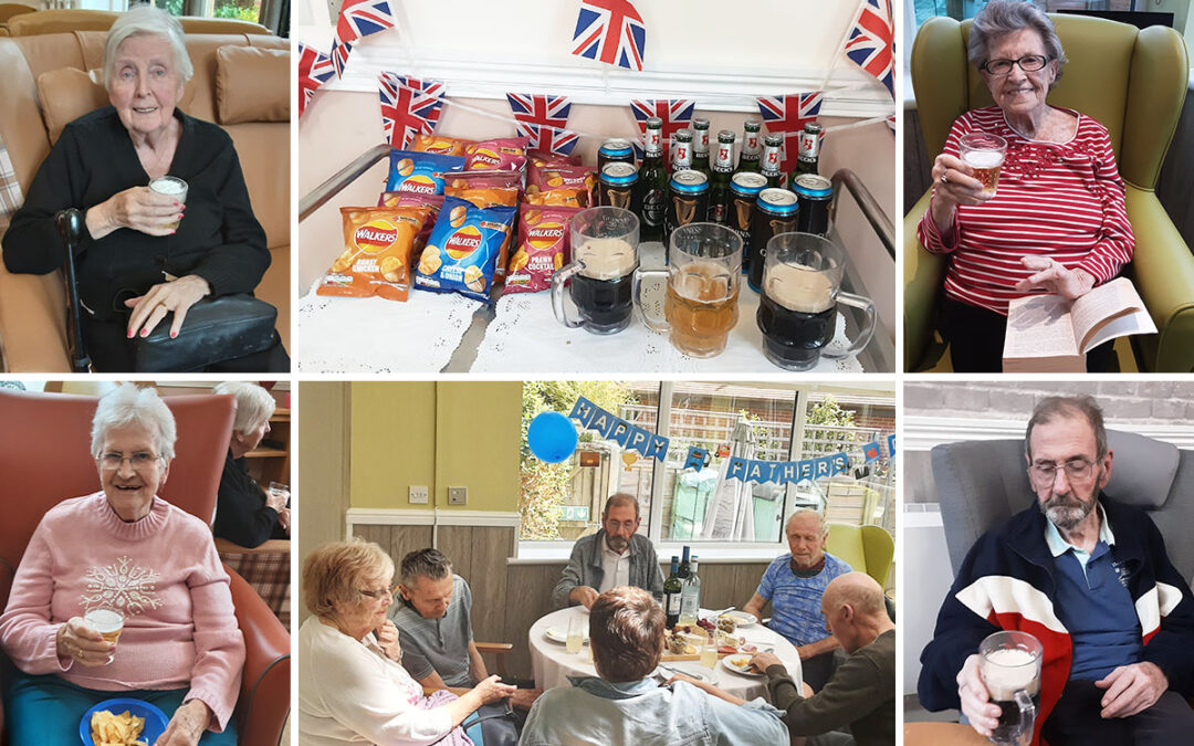 Beer Day Britain and Fathers Day at The Old Downs Residential Care Home