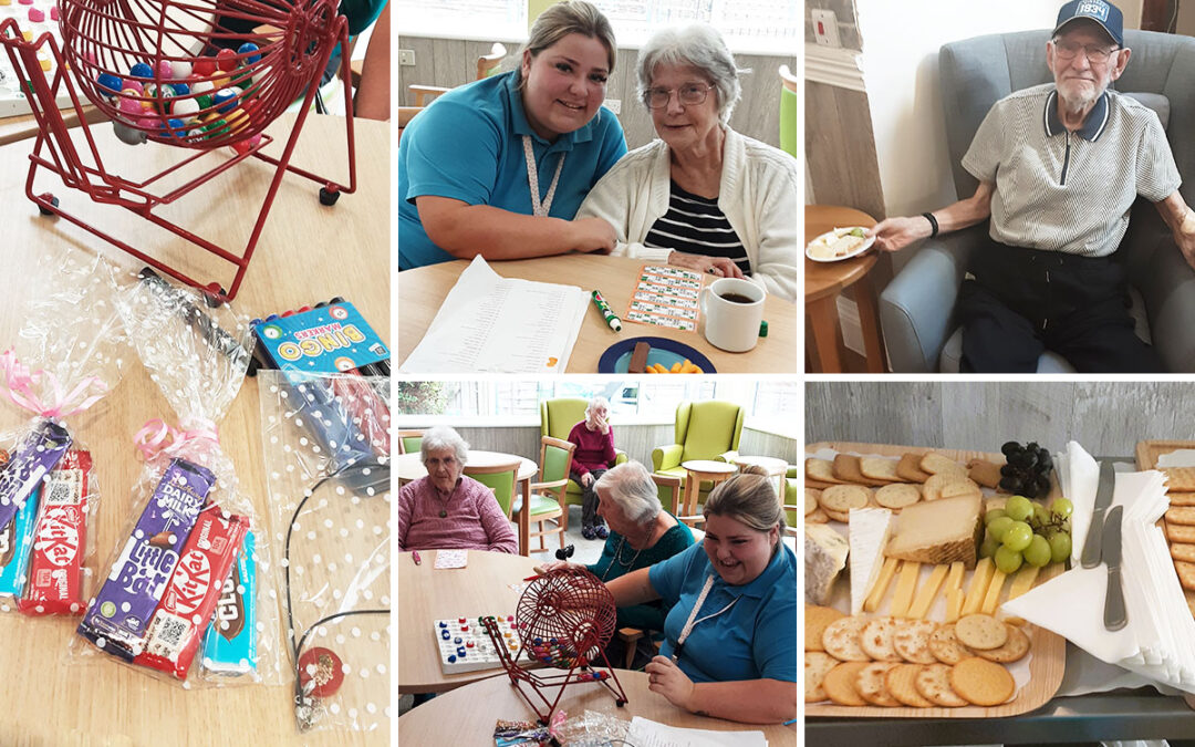 Homemade doughnuts and handmade prizes at The Old Downs Residential Care Home
