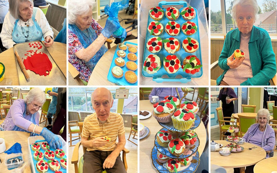 The Old Downs Residential Care Home hosts poppy themed Cooking Club