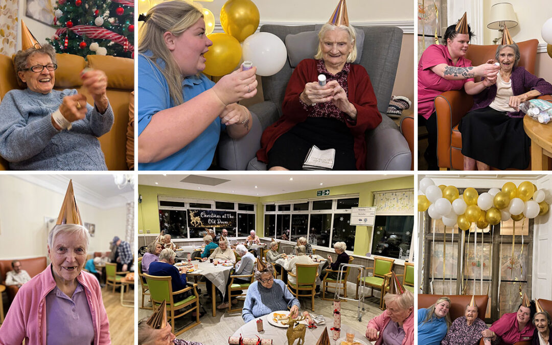 The Old Downs Residential Care Home celebrates the arrival of 2025