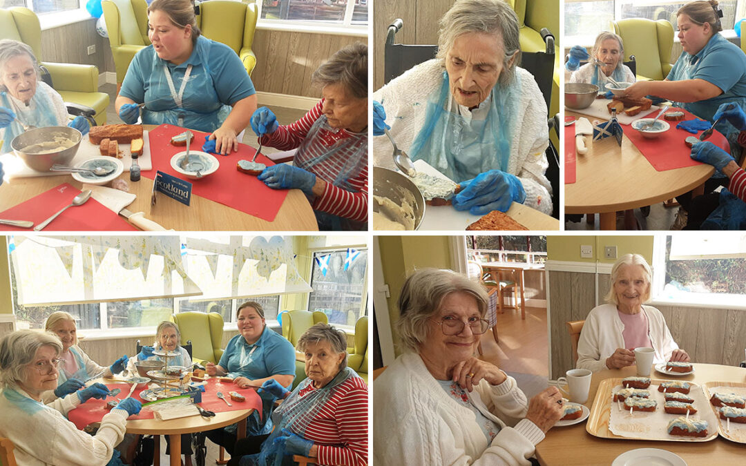 Scottish themed Cooking Club at The Old Downs Residential Care Home