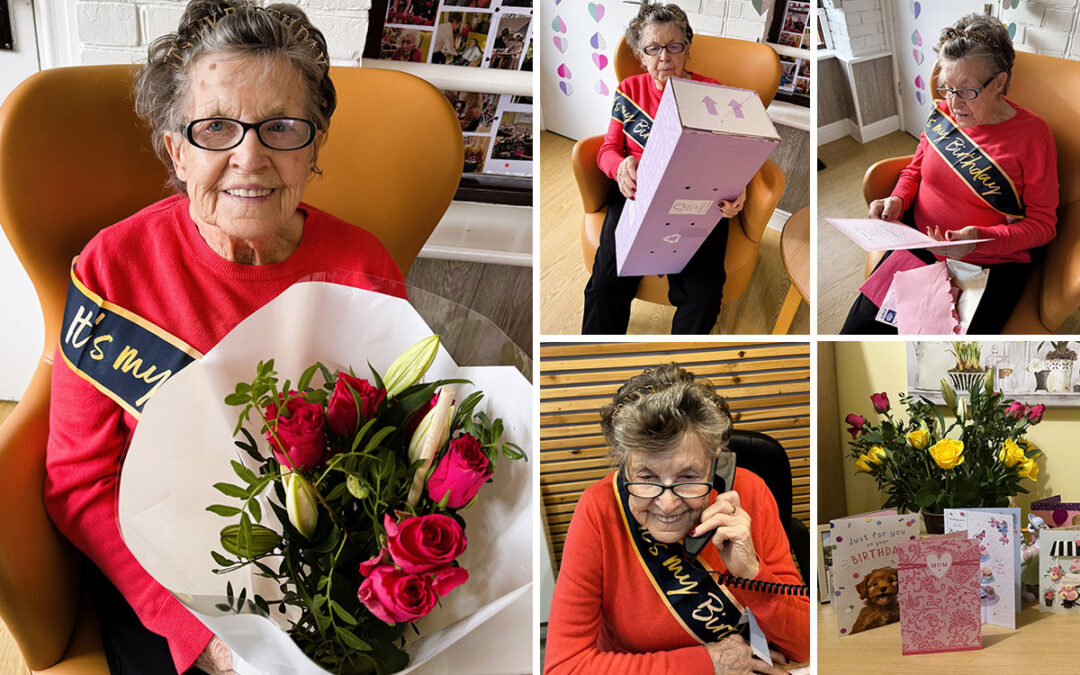 Happy birthday to Ann at The Old Downs Residential Care Home