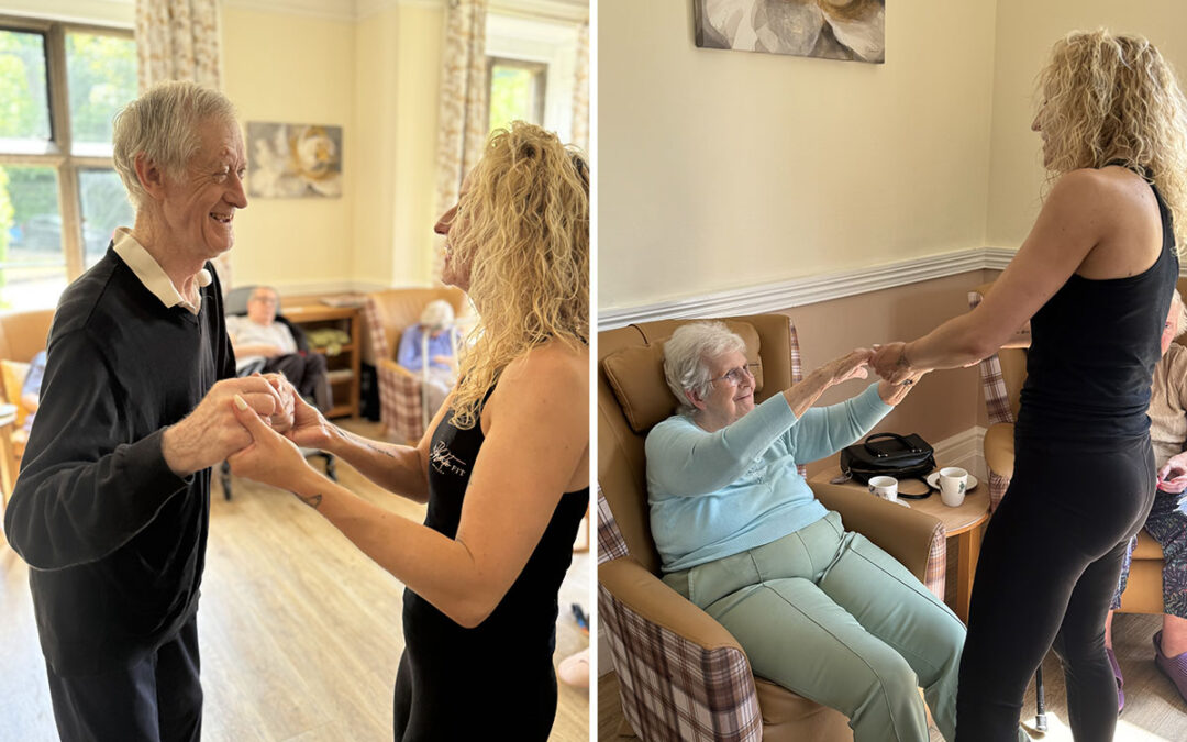 The Old Downs Residential Care Home residents love Dancing with Berenice