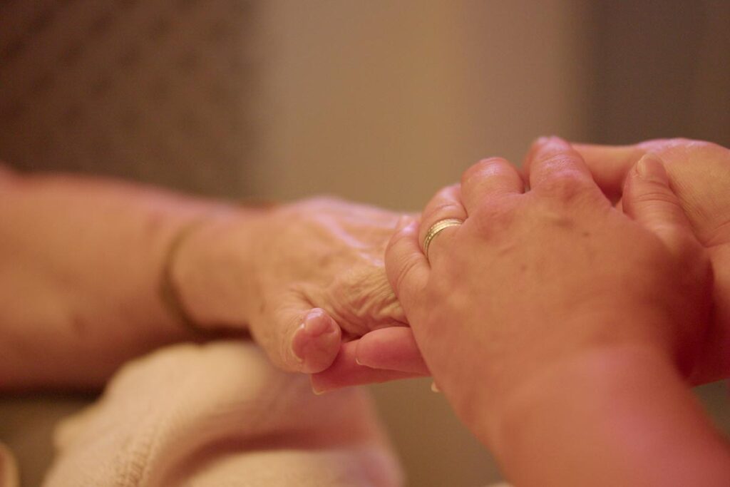 Relaxing Namaste Care at The Old Downs Residential Care Home