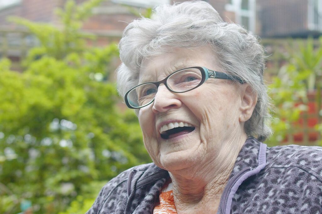 One of our residents at The Old Downs Residential Care Home