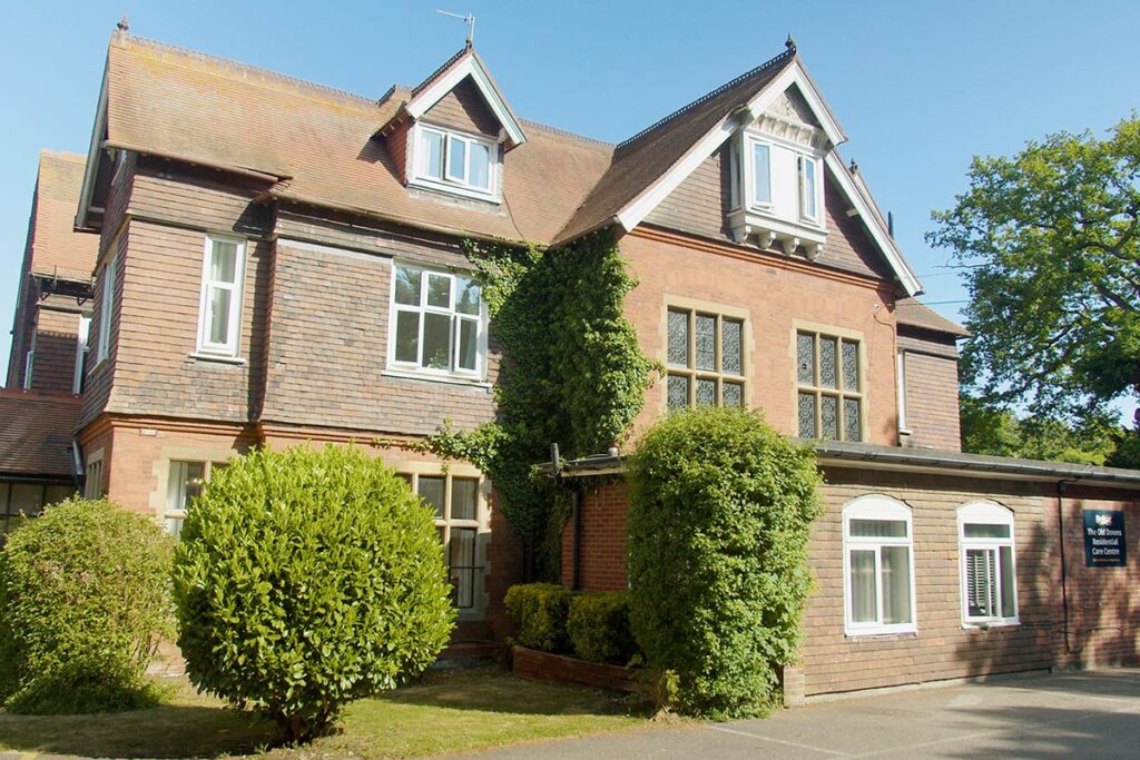 The front of The Old Downs Residential Care Home