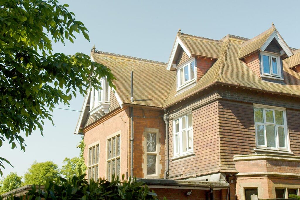 The front of The Old Downs Residential Care Home