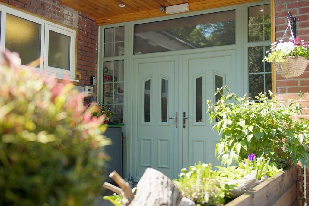 The front of The Old Downs Residential Care Home