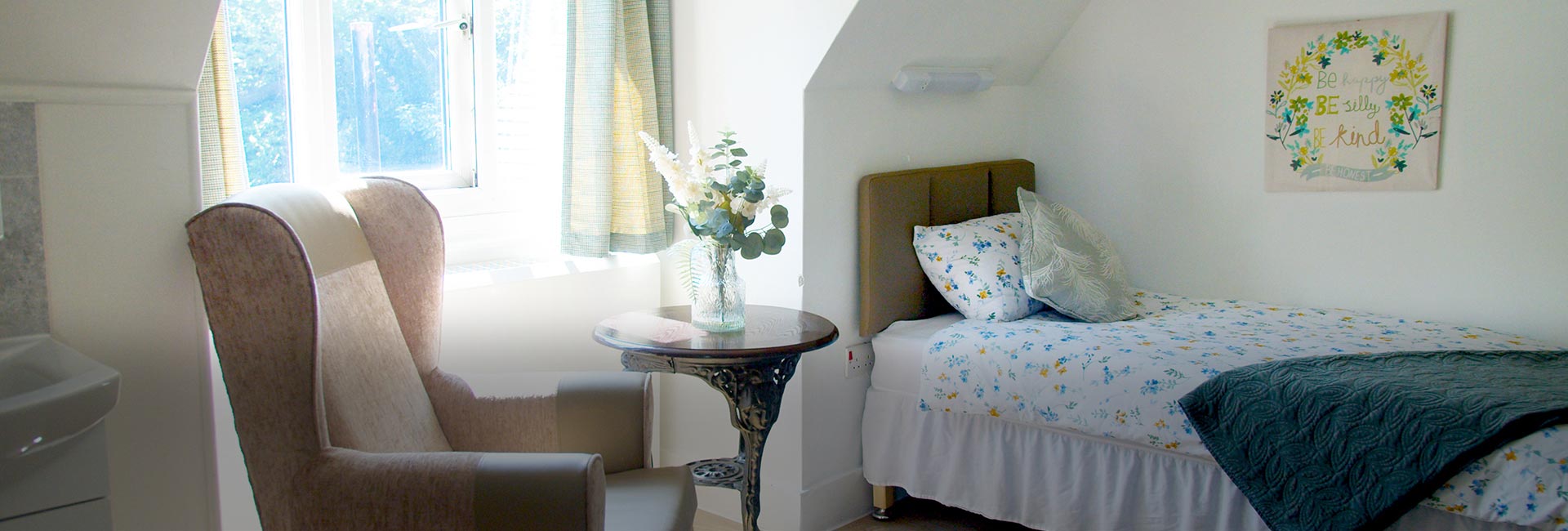 The Old Downs Care Home Bedroom