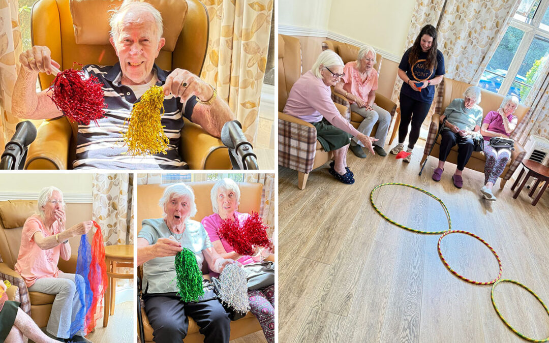 Staying active with Right Step at The Old Downs Residential Care Home