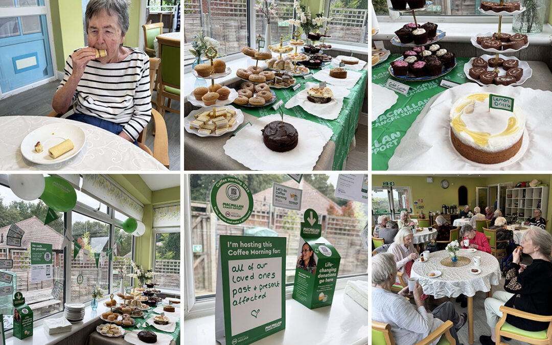 Coffee Afternoon supporting Macmillan at The Old Downs Residential Care Home
