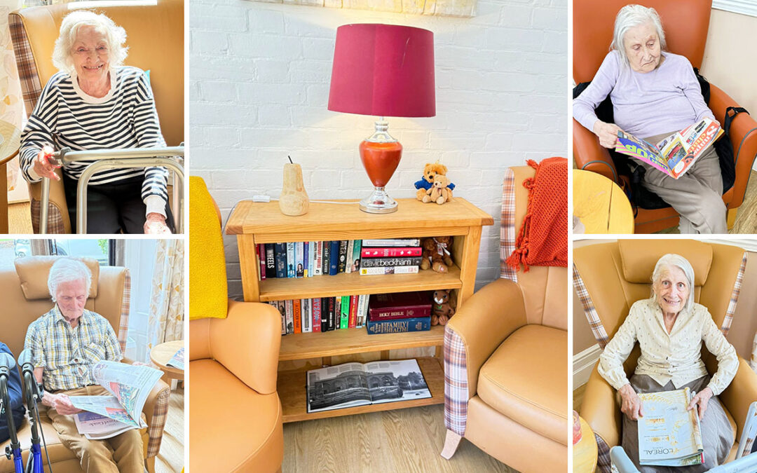 The Old Downs Residential Care Home creates cosy reading nook for residents