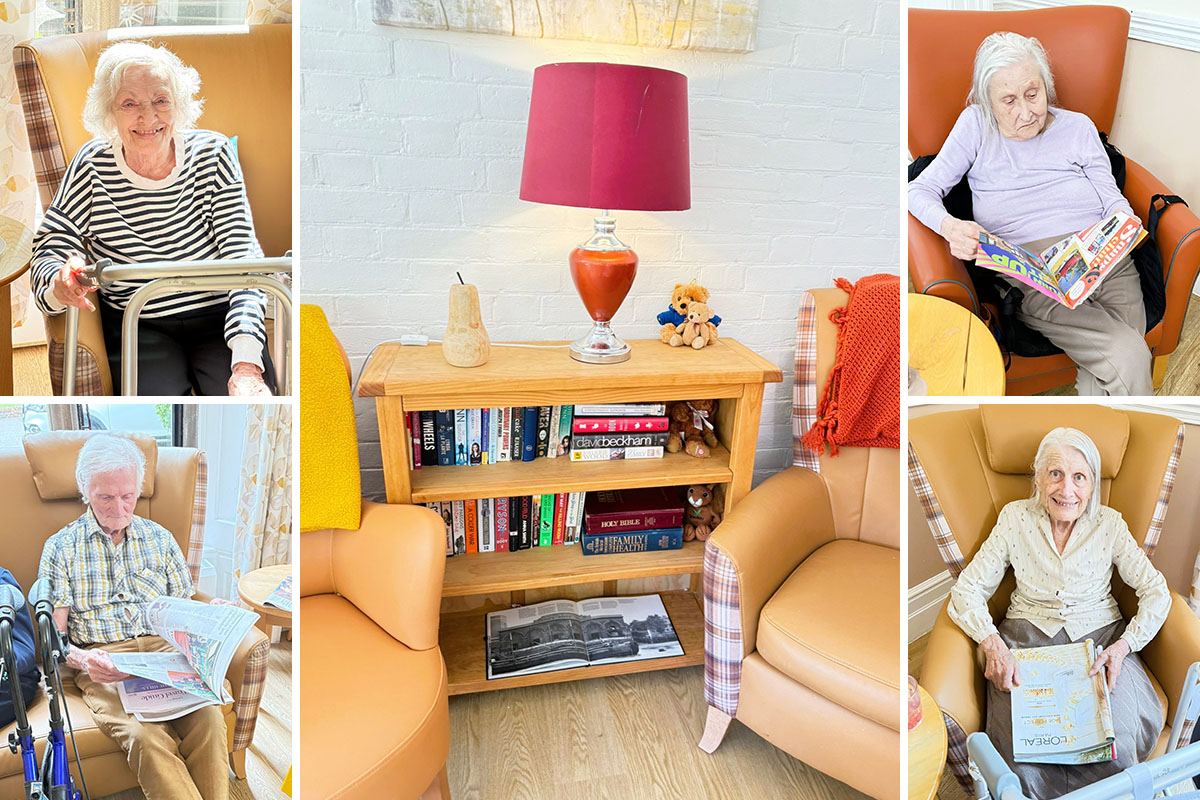 The Old Downs Residential Care Home creates cosy reading nook for residents