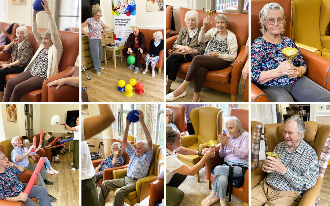 A new movement class for residents at The Old Downs Residential Care Home
