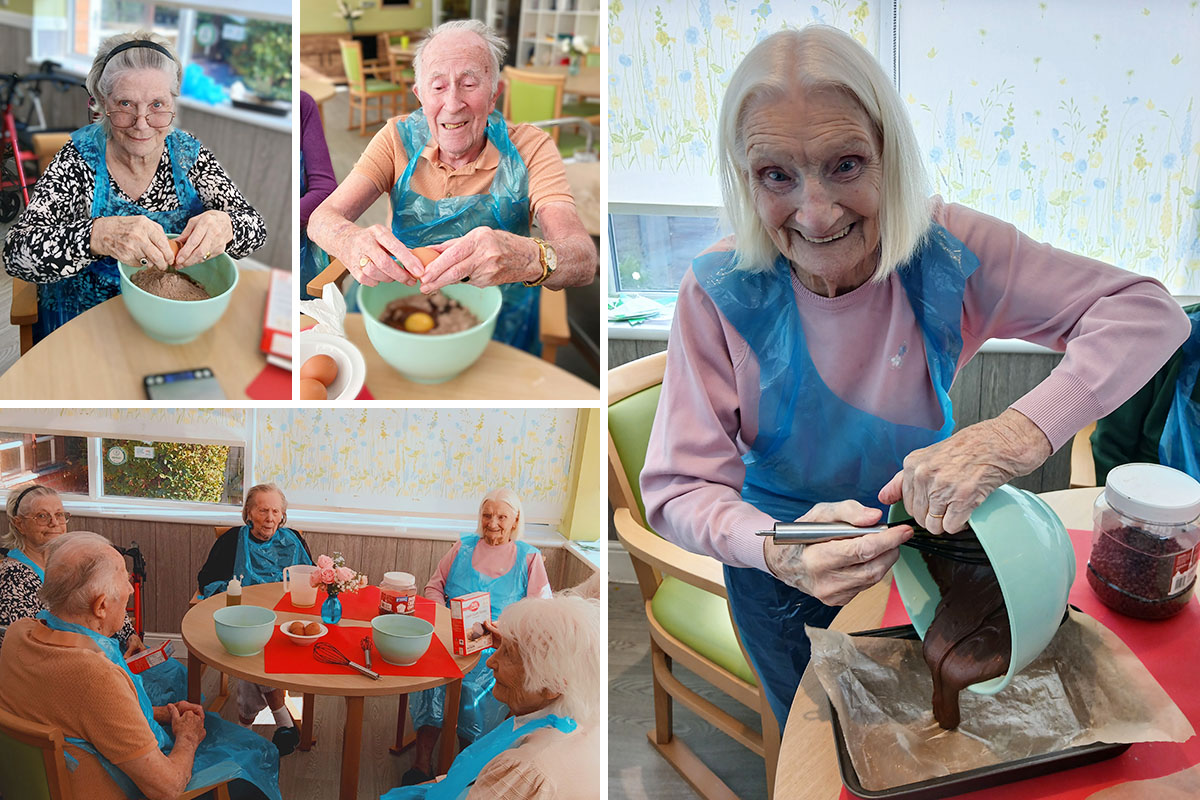 Double the chocolate joy at The Old Downs Residential Care Home
