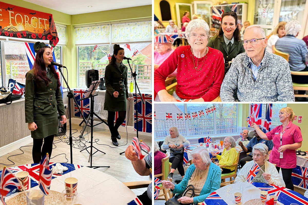 D-Day Dollies bring wartime classics to The Old Downs Residential Care Home