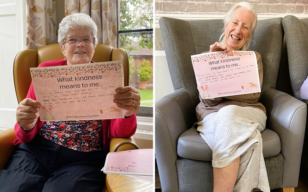 Celebrating World Kindness Day at The Old Downs Residential Care Home